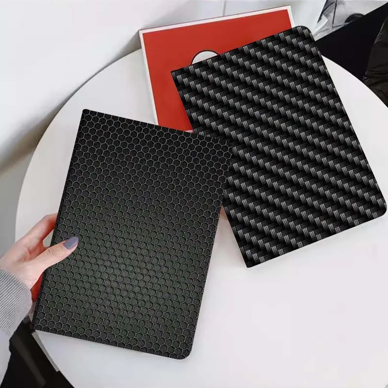

Carbon Fiber Pattern Hot Gift For Xiaomi Mi Pad Mini 4 5 6 7 SE Pro Plus Redmi Pad 2 SE 2025 8.8 11 Foldable Tablet Case