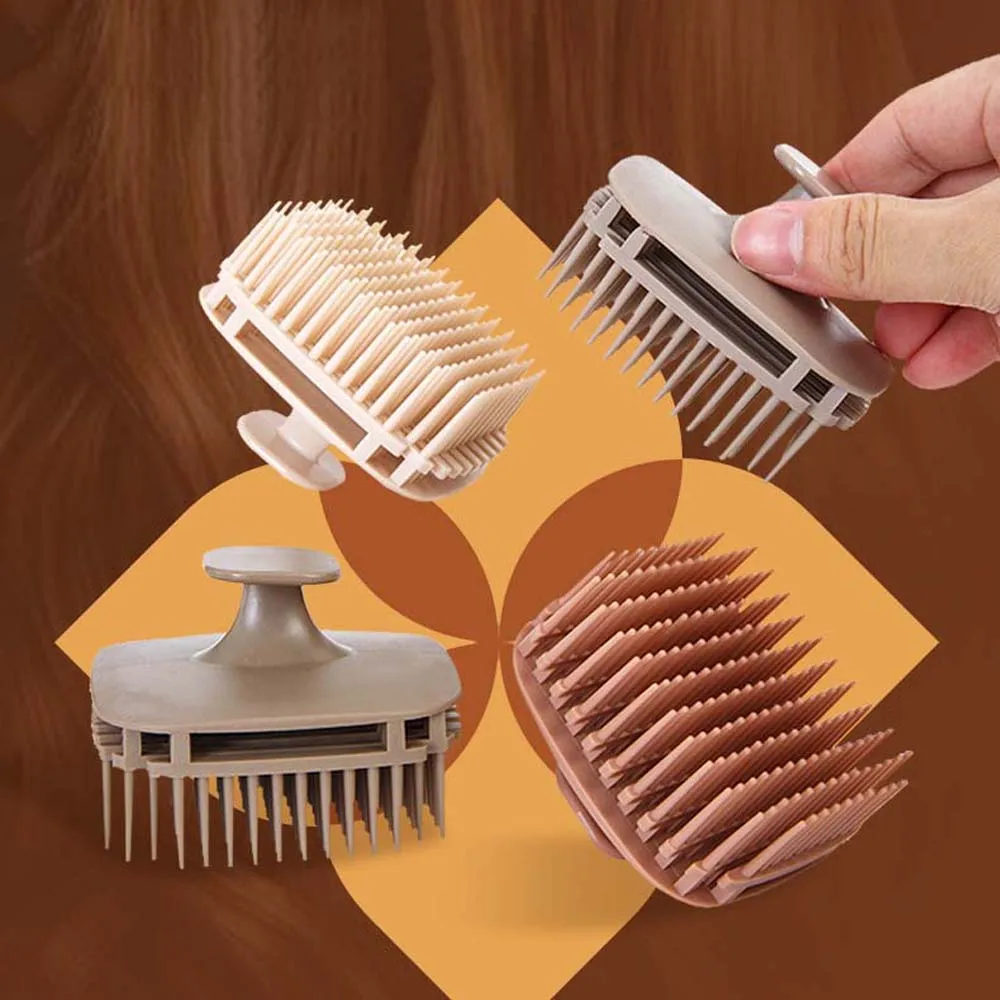 Portable Easy Foaming Shampoo Brush Hair Care Body Shower Hair Washing Comb Head Massage Exfoliator Scalp Massage Comb Unisex