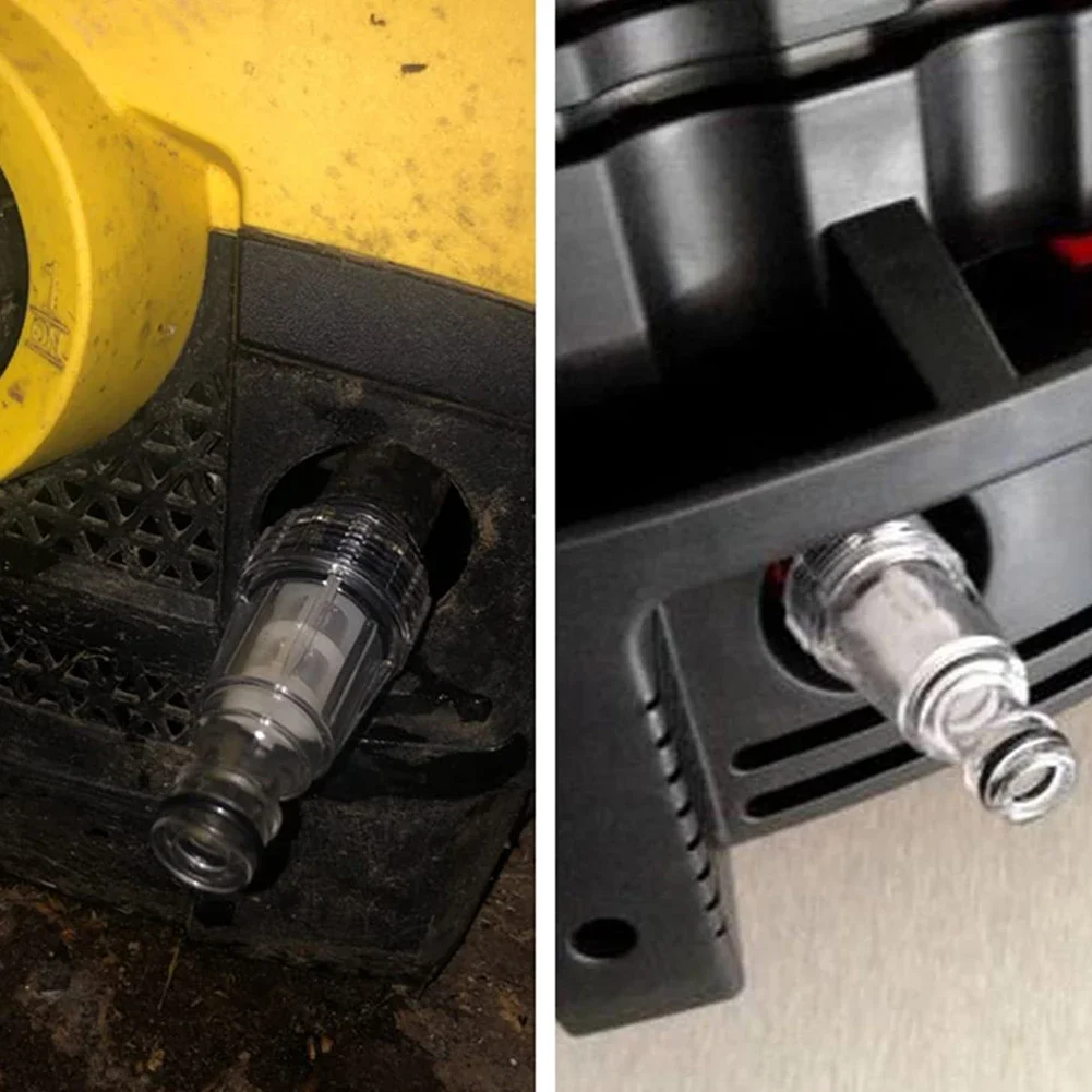 Car Washer Adapter Pressure Washer Water Connector Filter Set with Package Contents 1 Filter + 2 Filter Element