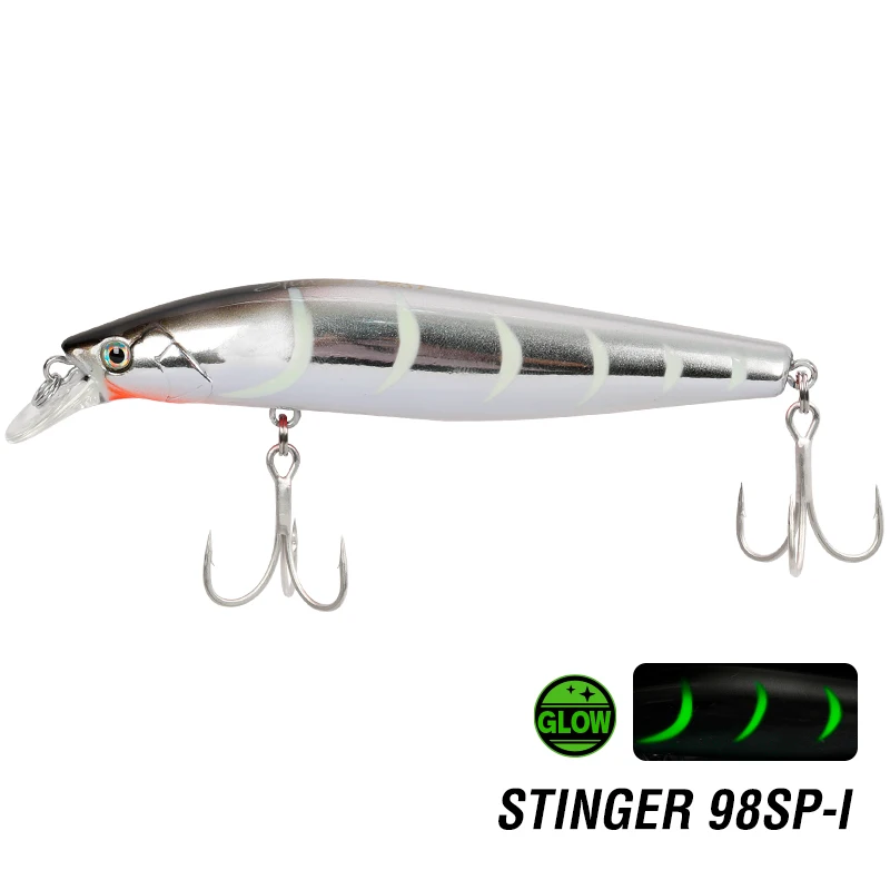 

TSURINOYA 98SP Suspend Minnow Fishing Lure DW86 STINGER 98mm 14.5g Saltwater Artificial Hard Baits Seabass Weight Wobblers