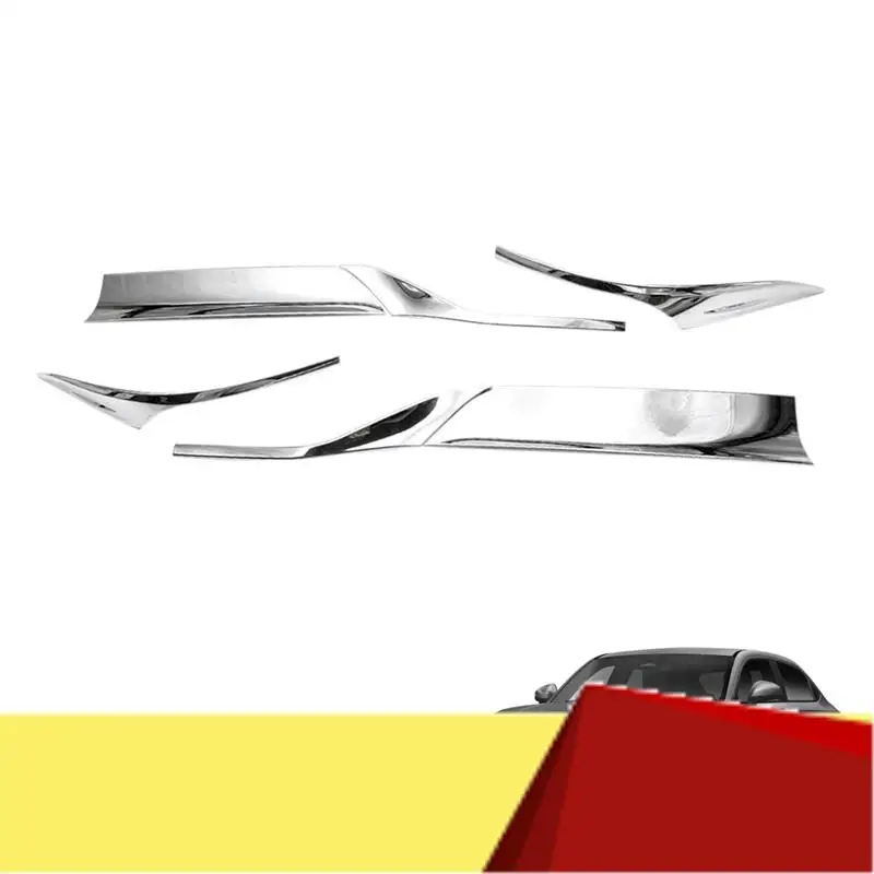 

1Set Chrome Rear Tail Light Cover Trim Taillamp Lid Eyelid Eyebrow Molding Strip Silver For Honda HRV HR-V Vezel 2021-2023-M53K
