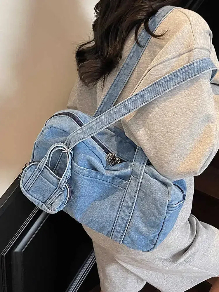 Fashion Denim Handb… - image