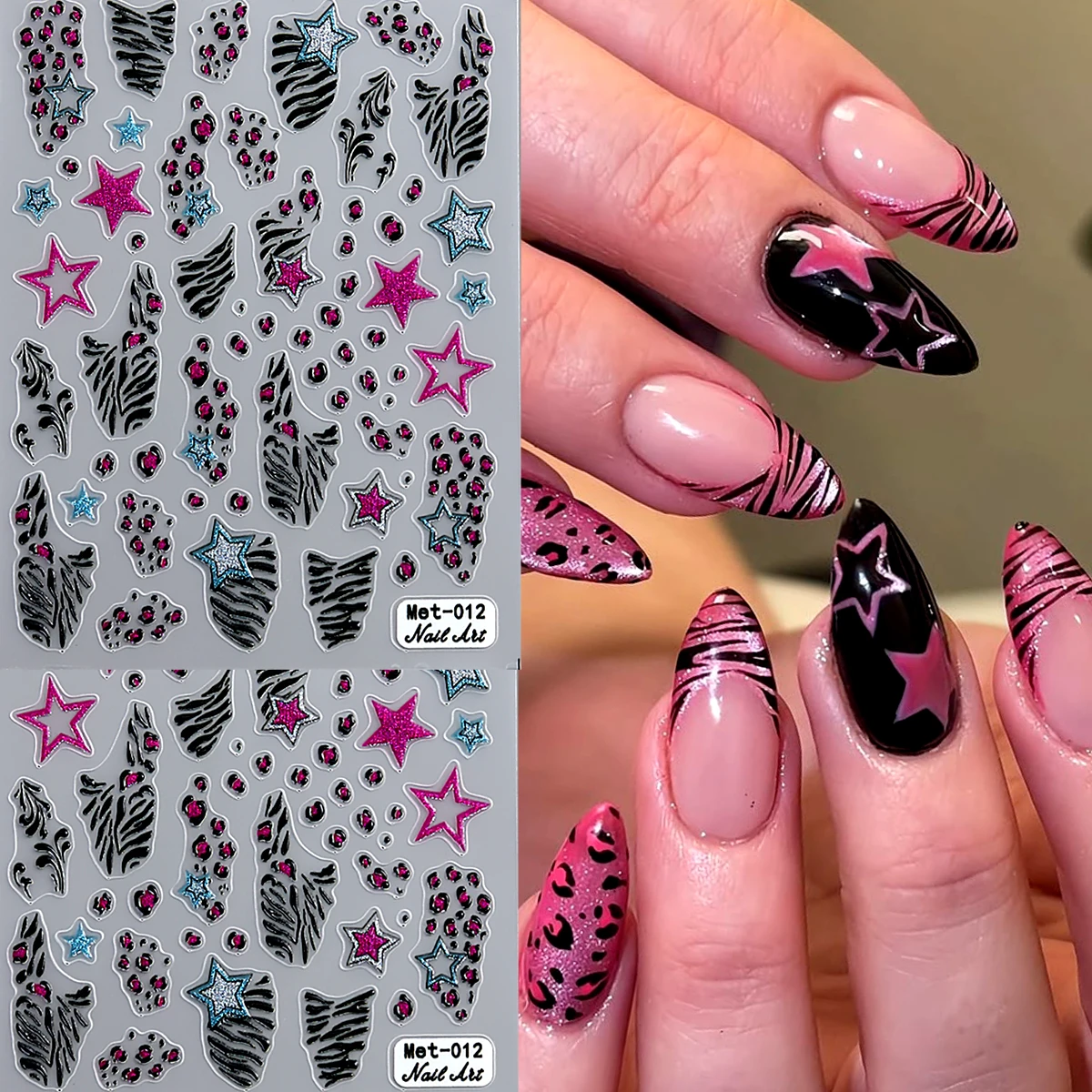 Adesivi per Unghie con Stampa - Nail Art Zebra recensione e prezzo