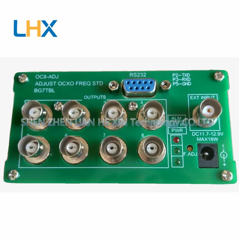 10K - 150M 8-channel adjustable clock source with 10M rubidium clock new in stock