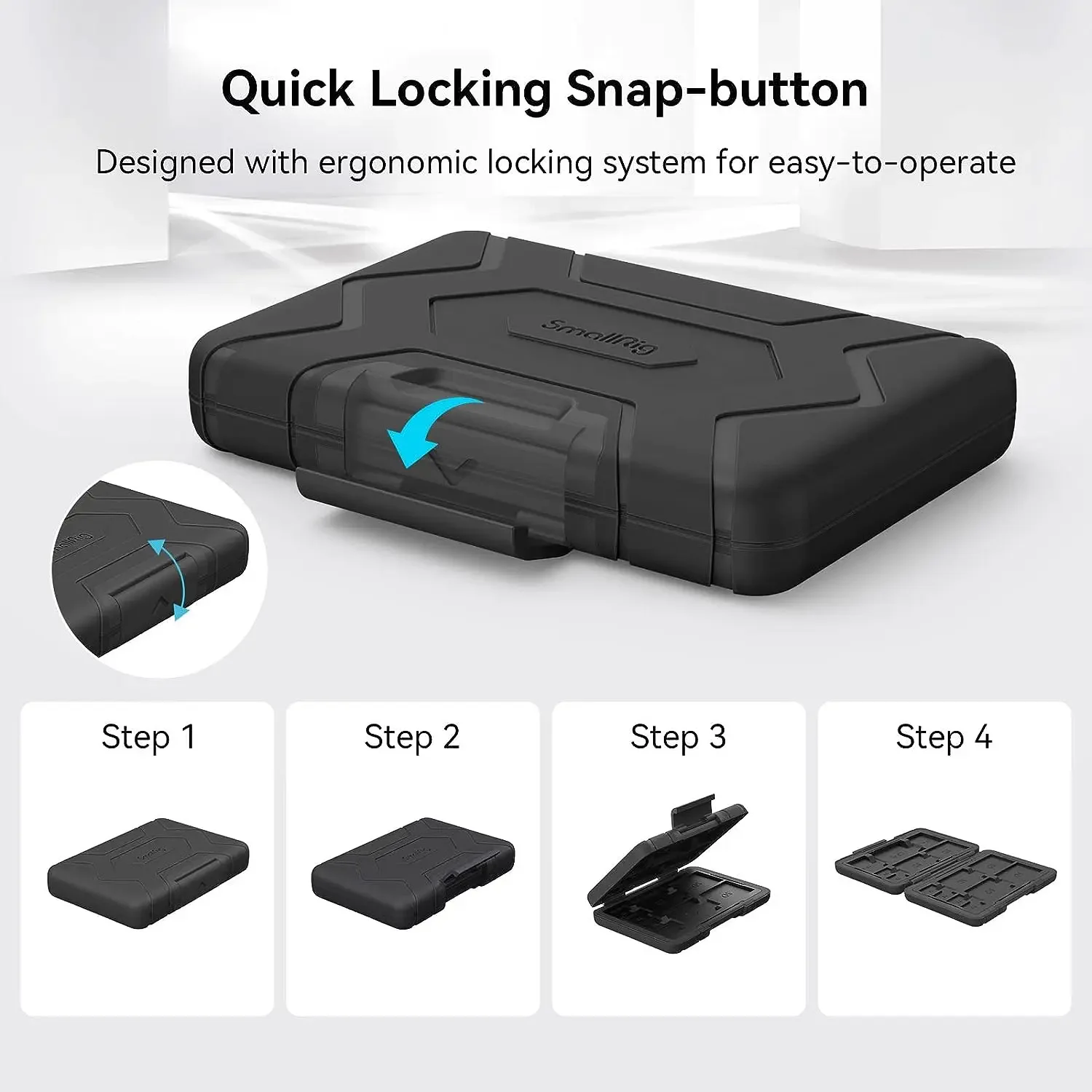 

2026 In stock SmallRig SD Card Holder Memory Card Holder Case 15 Slots Water-Resistant for Micro SD Card- 3192