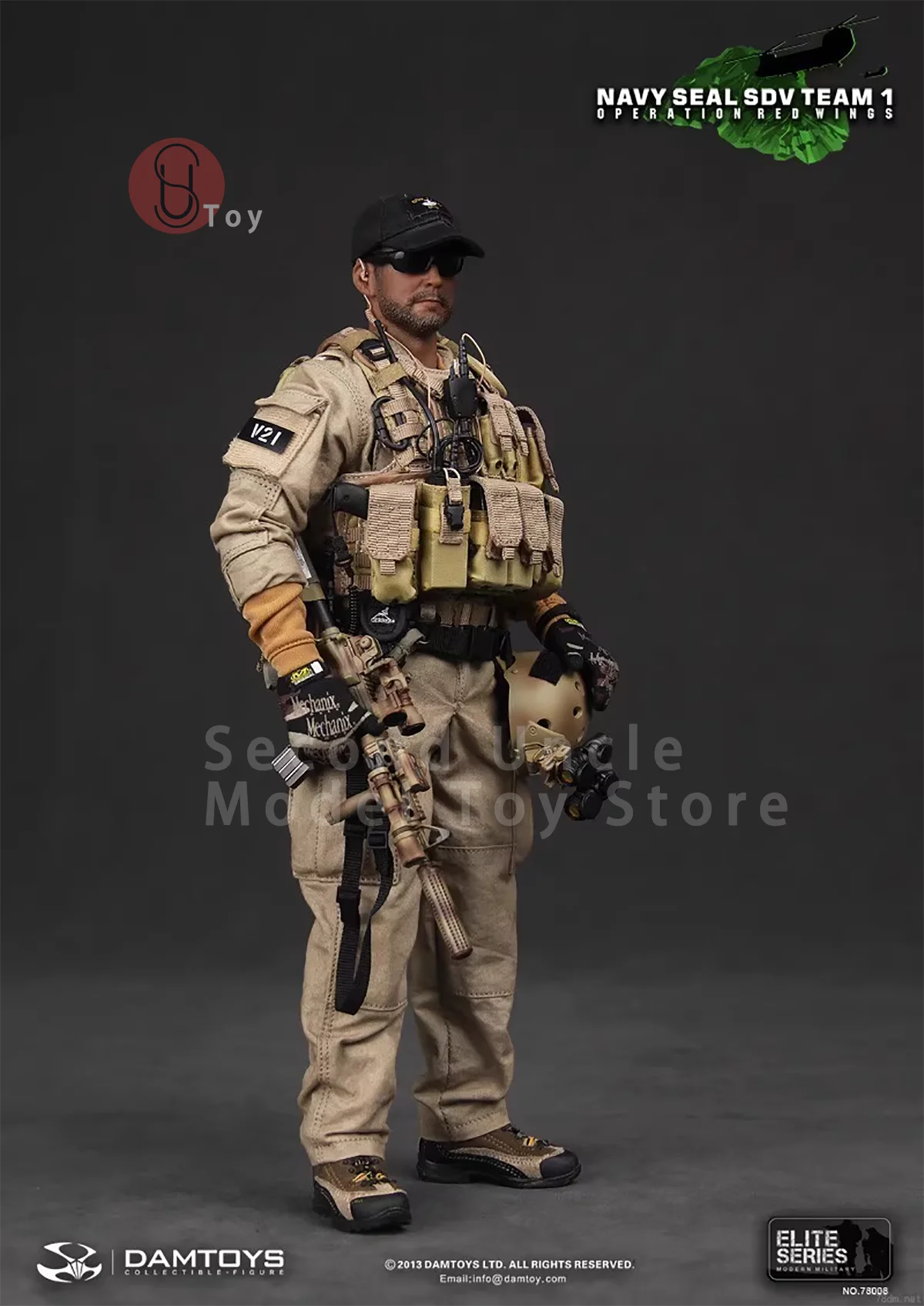 

DAMTOYS DAM 78008 1/6 Elite Series NAVY SEAL SDV TEAM1 Operation Red Wings Male Soldier Action Figure Model Toys