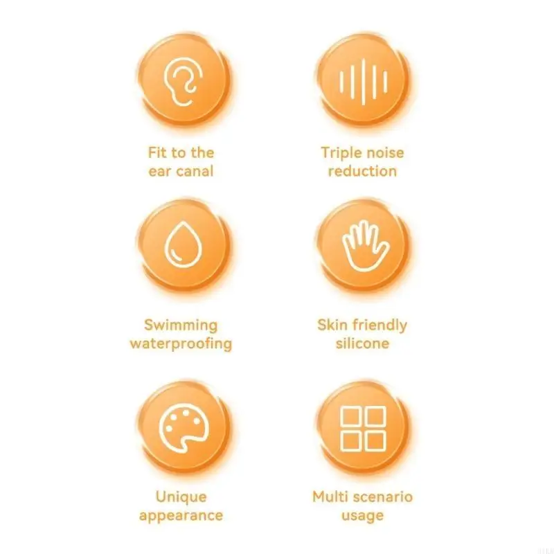 

31KB Sleeping Earplugs Soft Silicone Plugs Professional Soundproof Noise Reduction Earplugs Sound Insulation Ear Protector
