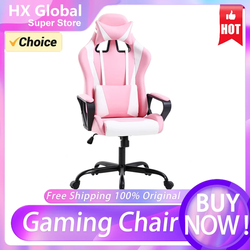 BestOffice High-Back Gaming Chair PC Office Chair Computer Racing Chair PU Desk Task Ergonomic Executive Swivel Rolling Chair