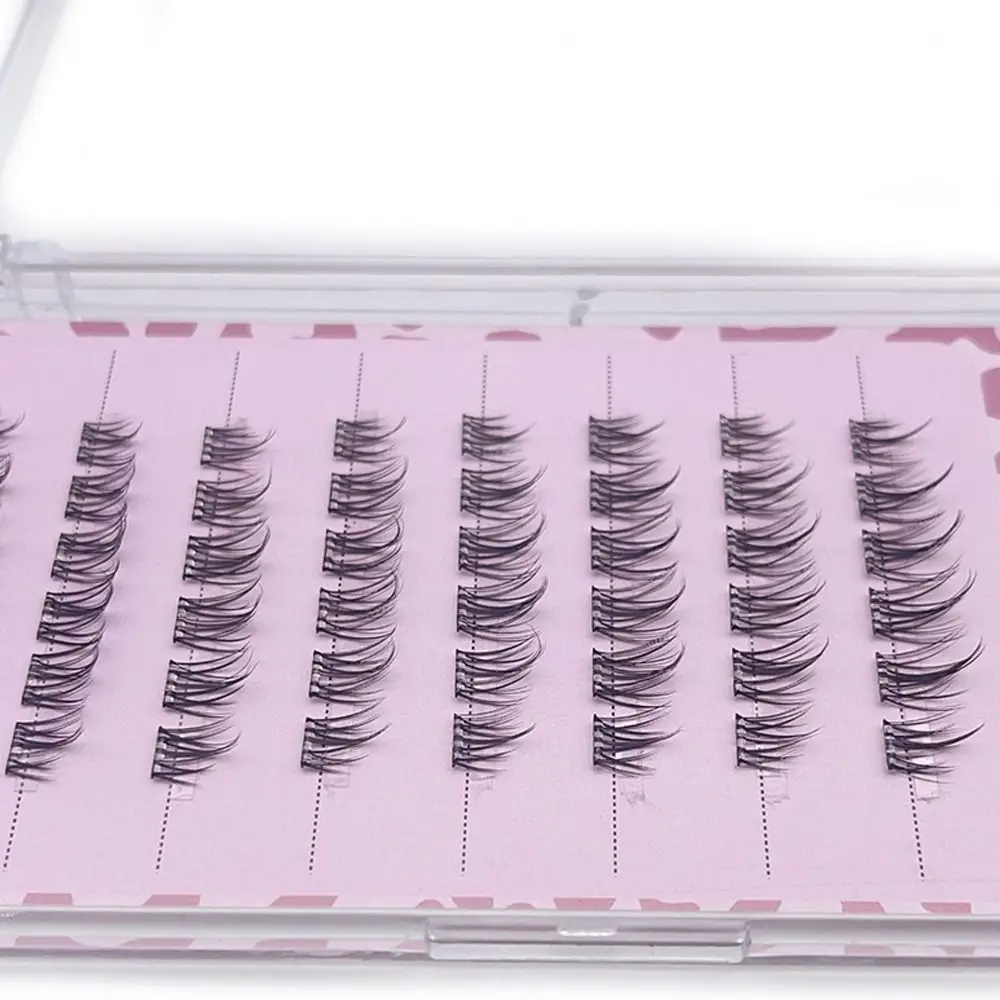 Selbstklebende selbstklebende Wimpern, kein Kleber erforderlich, Cluster, selbstklebende Wimperncluster, natürlich, dünn, wiederverwendbar