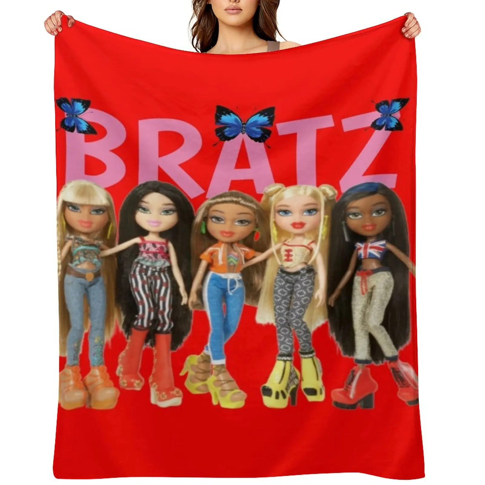 

Bratz Throw Blanket Summer Custom For Baby Plush Blankets