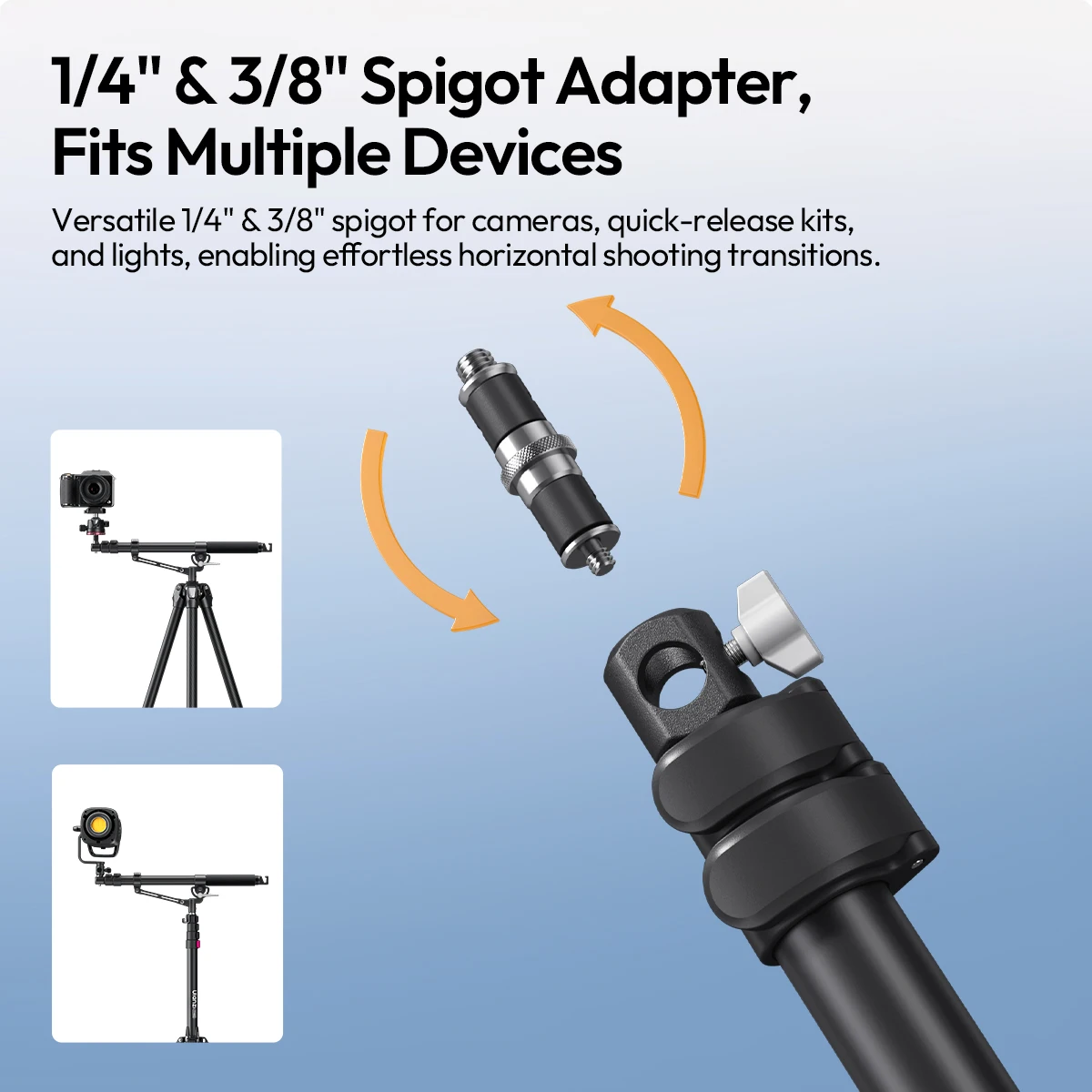 Ulanzi TH09 Boom Arm Versatile 3-Section Length Aluminum Alloy