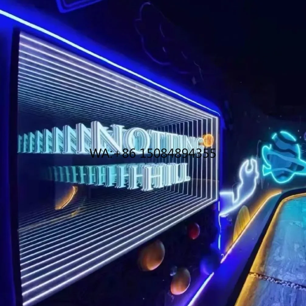

Factory Direct Selling Reliable New Mirror Acrylic Bedroom Decor Stable Quality Neon Mirror Led 3d Infinity Mirror