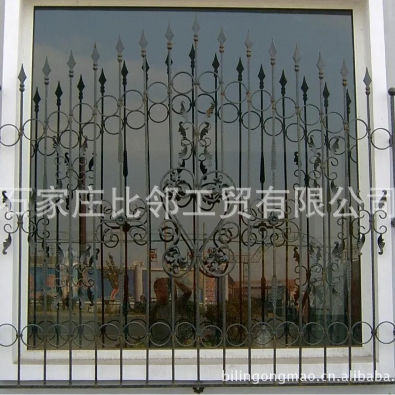 Anti-theft wrought iron window, protective window, iron window, hardware decorative window grilles stamped metal wrought iron