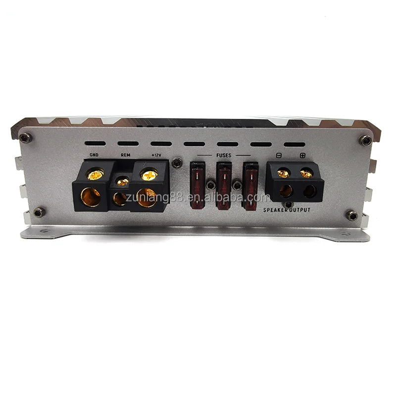 Hot 1200-1D RMS Power 600W*1CH@ 1Ω/ 1000W*/1CH@ 2Ω 1-CH AMP Class D Car audio Subwoofer power Amplifier Heavy Aluminium Heatsink