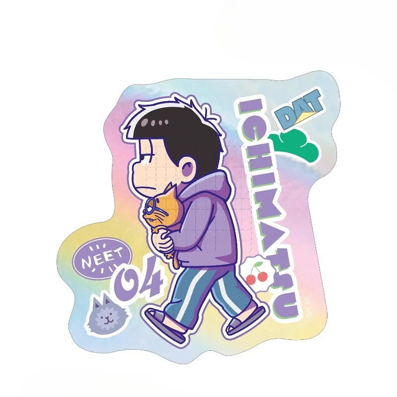 Game Ichimatsu Karamatsu Todomatsu Choromatsu Jyushimatsu Keychain Doll Anime Acrylic Keyring Pendant for Gift