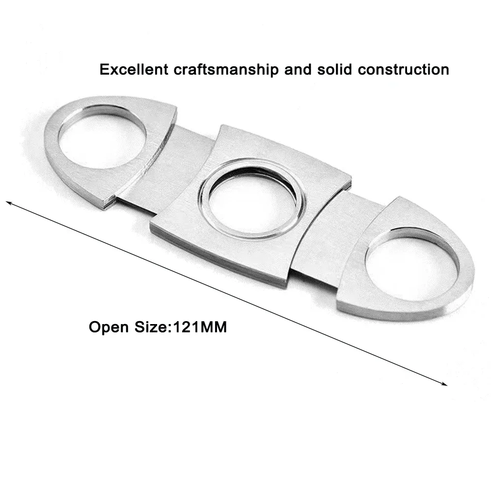 Stainless Steel Cigar Scissor Cutter Puro Charuto Clipper Cigar Shear Cutter Guillotine Tobacco Cigarette Cigar Accessories