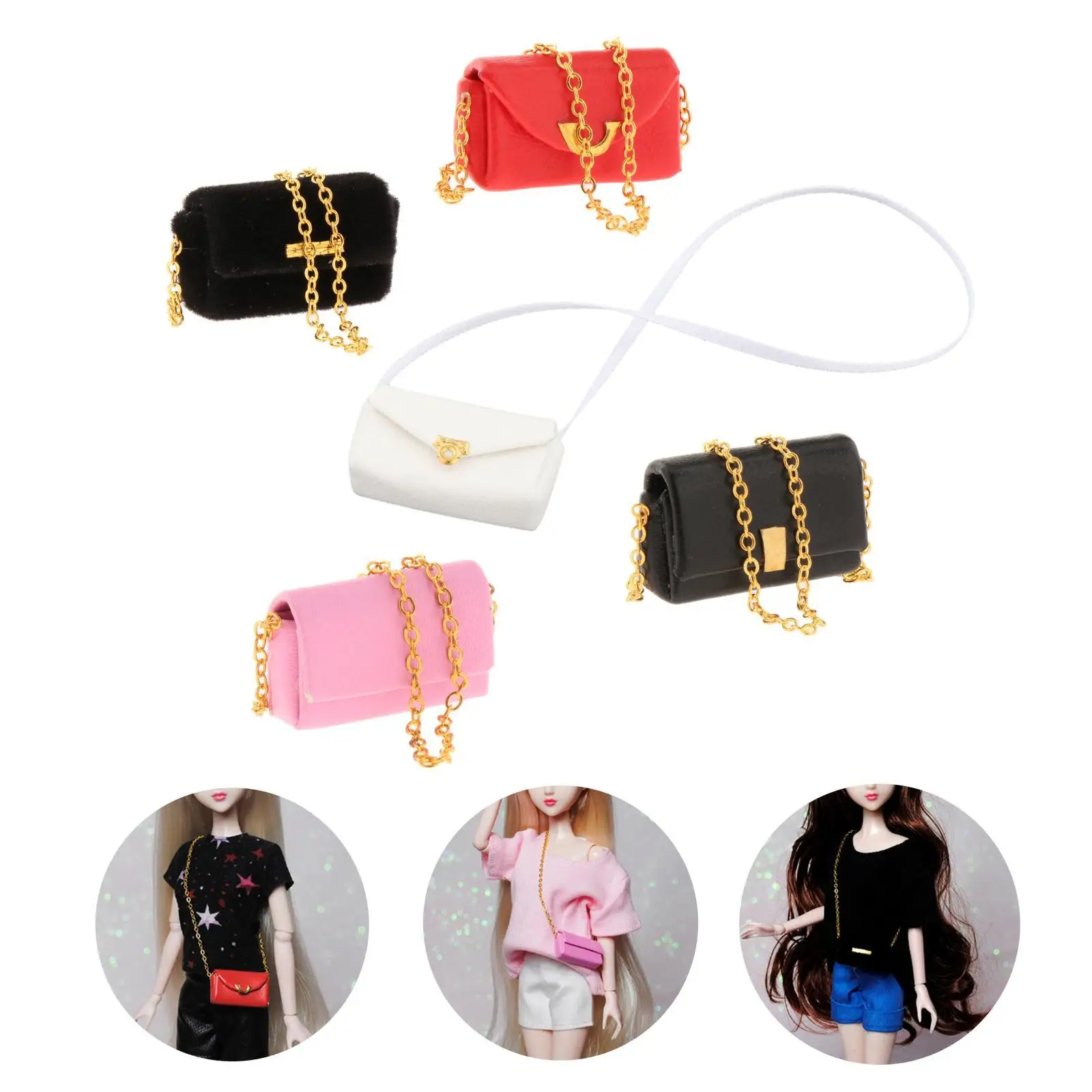 حقيبة ظهر صغيرة لدمى الفتيات ، ديكور ملابس الدمية ، إكسسوارات ، ألعاب للدمى ، من من #3