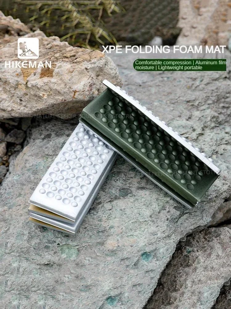 

HIKEMAN XPE Camping Foam Mat Aluminum Foil Moisture-proof Folding Fart Pad Outdoor Hiking Trekking Portable Travel Tourism Gear
