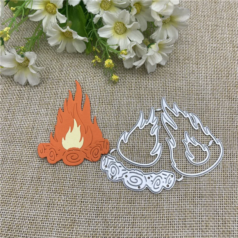 Fire Set Laced Frames Metal Cutting Dies Stencils For DIY Scrapbooking Decorative Embossing Handcraft Template