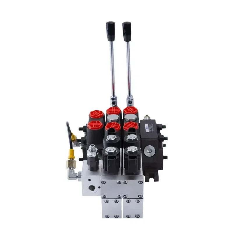 Electro-hydraulic Solenoid Control Valve 12V/24V 2 3 4 5 6 Way Hydraulic Joystick Directional Control Valve