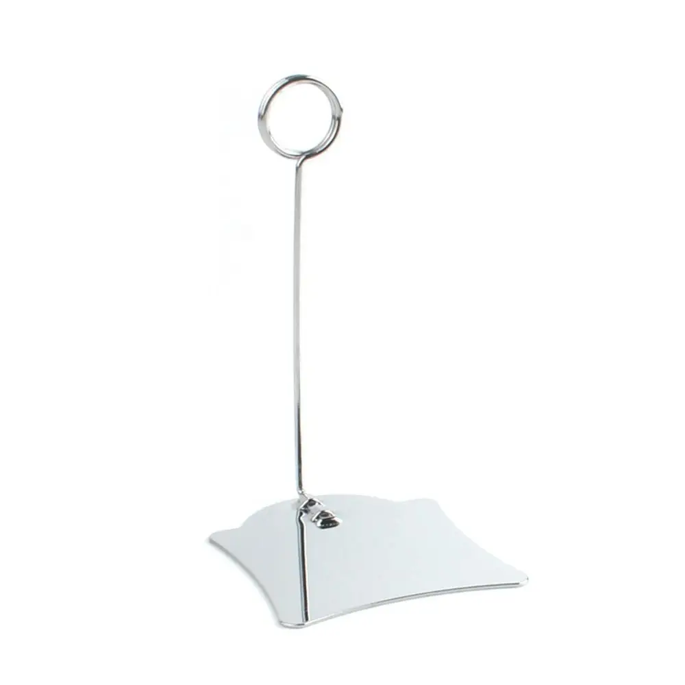 Durable Metal Material Metal Pop Clip Display Stand Sign Holder Name Card Display Stand Multi-Purpose Photo Clamp Restaurant