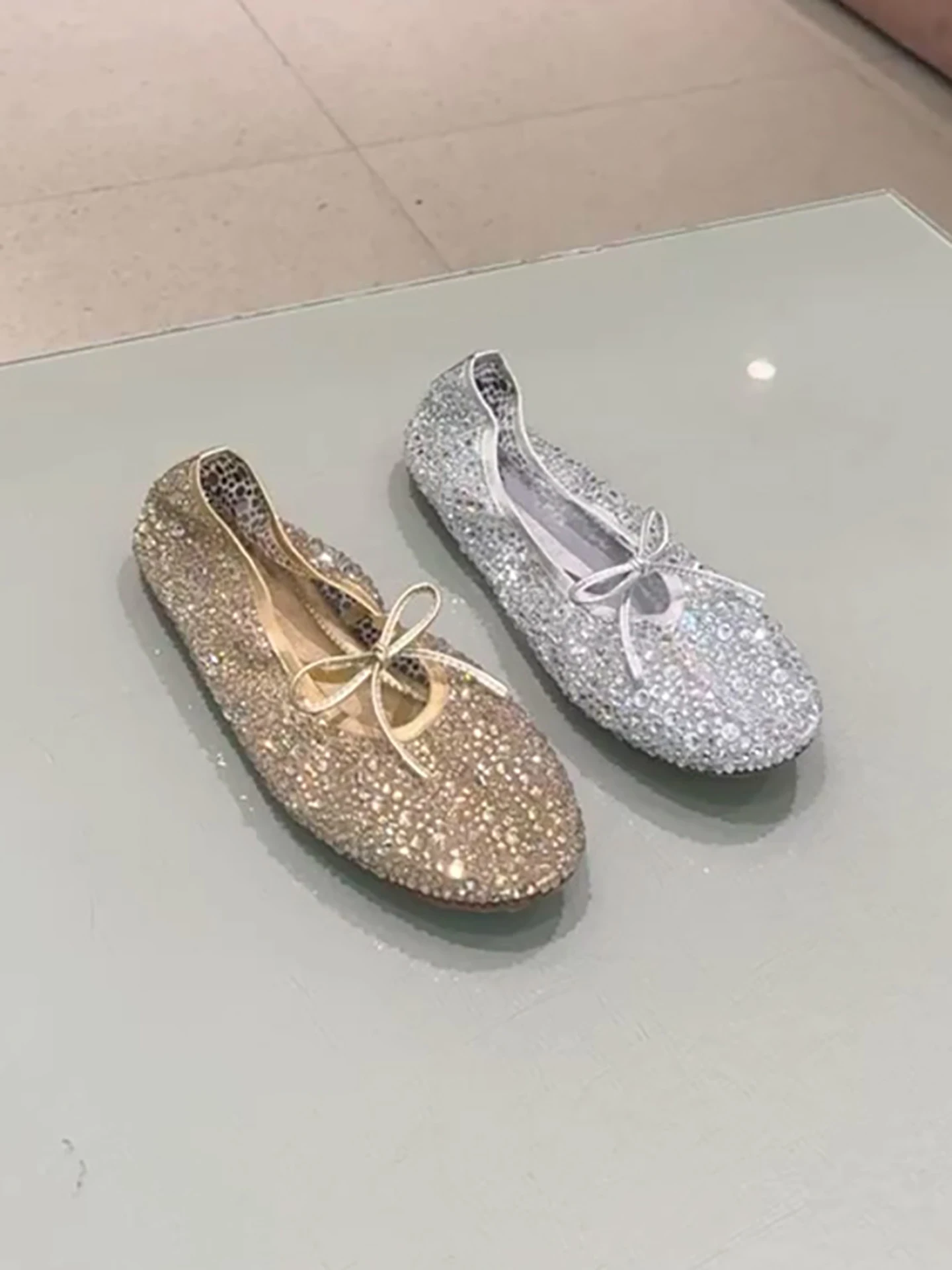 chaussures-plates-linyun-water-diamond-fishing-net-style-mary-jane-a-nœuds-pour-femmes-a-enfiler-tendance