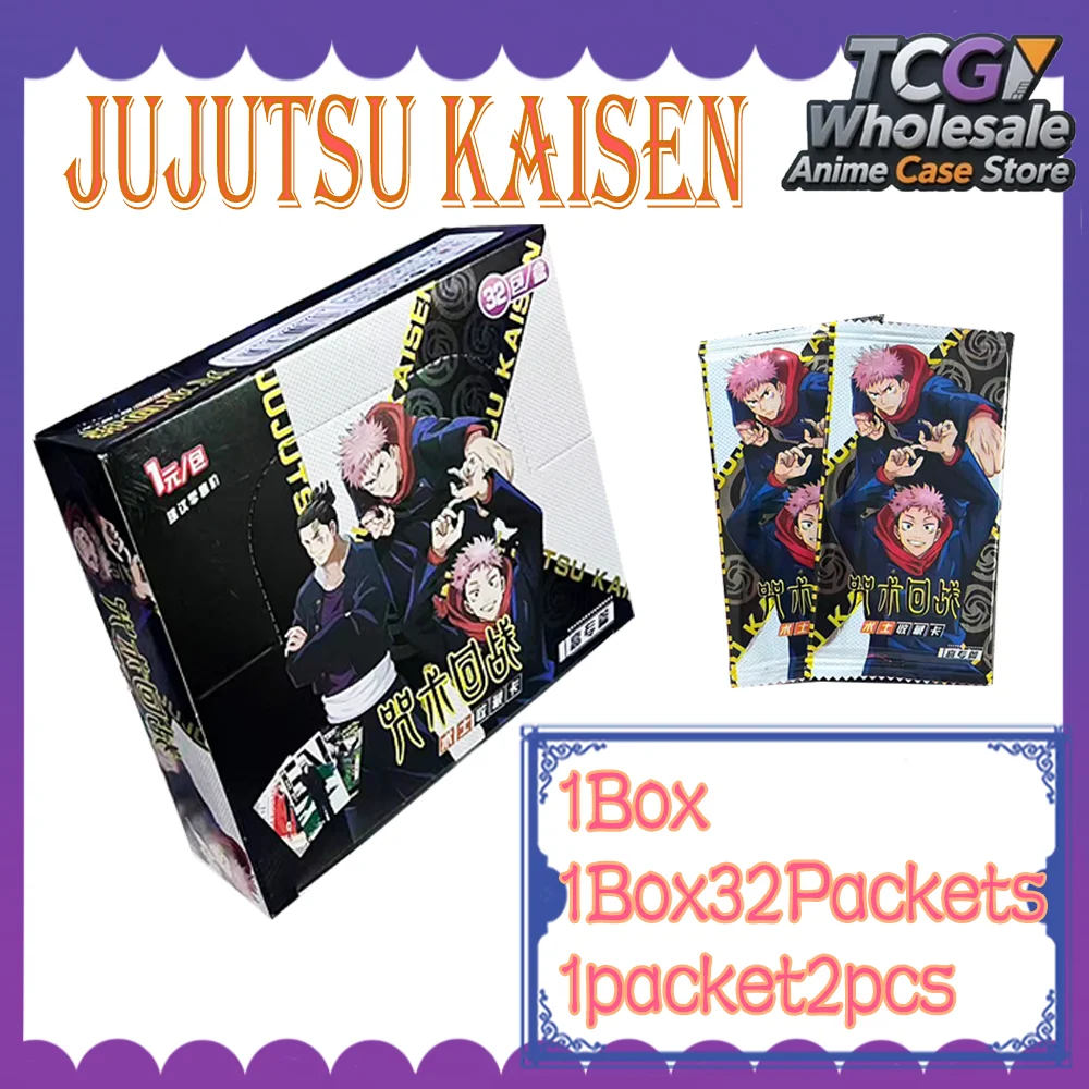Jujutsu Kaisen Card Warlock Cards Gojo Satoru Fushiguro Megumi Itadori Yuji Anime Peripheral Collection Cards Toys Gifts