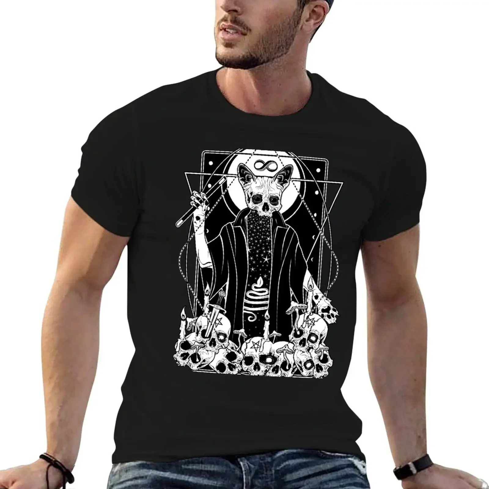 

The Magician Tarot Card T-Shirt blanks anime t shirts man t shirt oversizeds tshirts for men