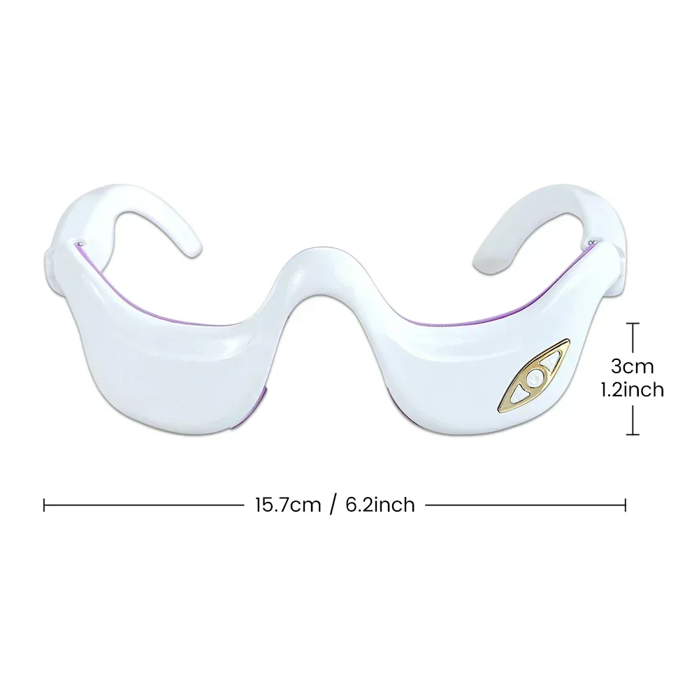EMS 미세 전류 눈 주름 관리 장치 피로를 완화하는 눈 마사지 기계 미용 기계는 다크 서클 눈 라인 붓기를 감소시킵니다