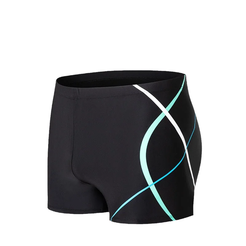 Men's Square Leg Swim Trunks Quick-Dry Professional Athletic with Lightweight Breathability​