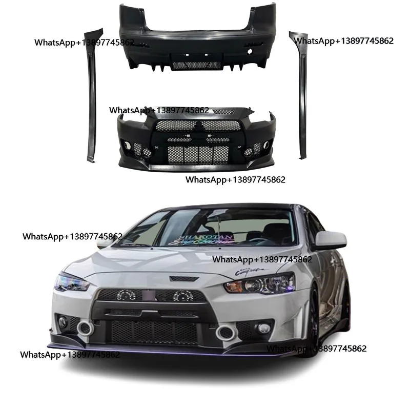 

Корпус Peiqi из высококачественного полипропиленового материала для Mitsubishi Lancer 2009-2017, обновленный комплект в стиле FQ400