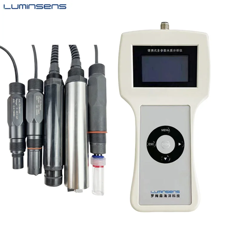 CE Factory Price  Portable Multi-parameter Water Quality Analyzer  PH SENSOR DO SENSOR in One  Luminsense