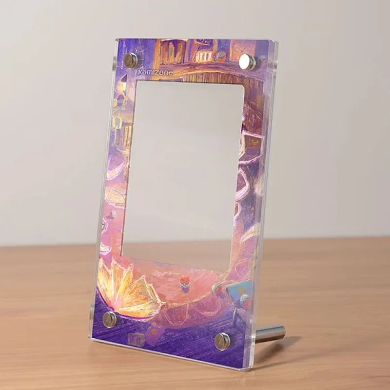 Pocket Monster Extended Drawing Card Brick Sylveen Umbreon Vaporeon Leafeon Glaceon Acrylic Display Stand PTCG Gift Toy No Card