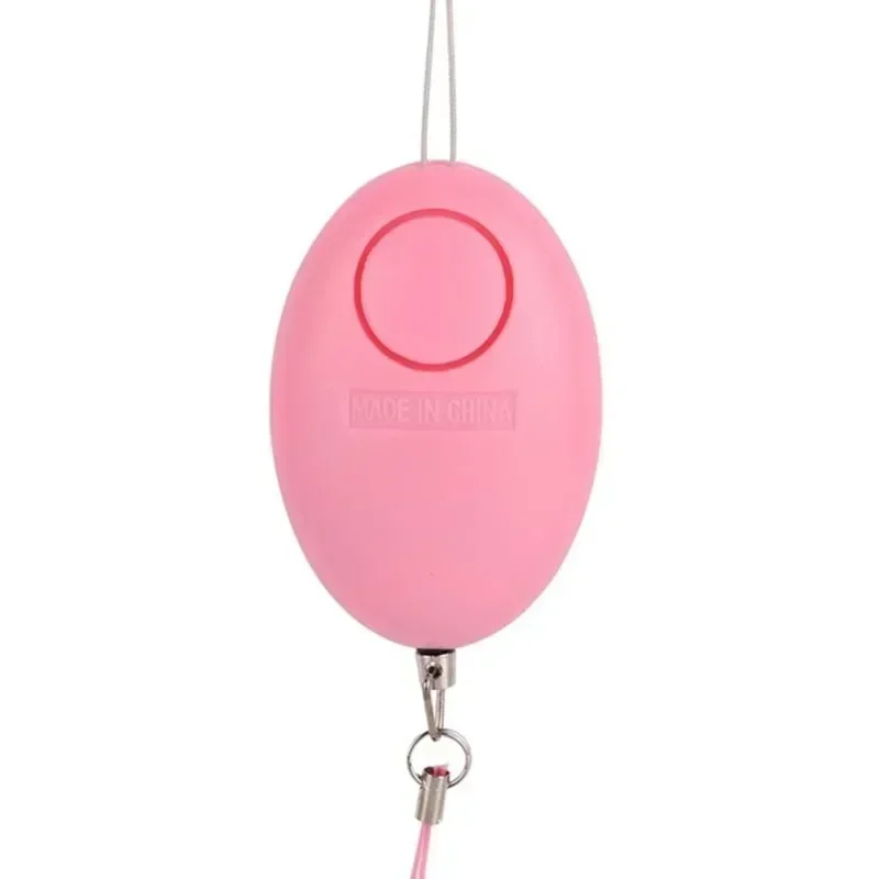Personal Safety Self Defense Emergency Alarm 120dB Egg Shape Keychain for Women