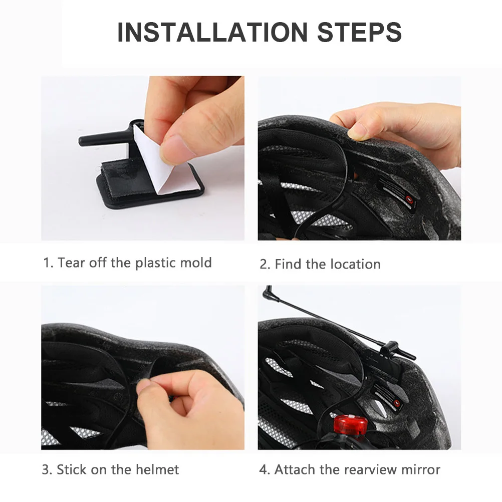 

Cycling Mirror Portable Durable Anti Fall Deformed Sturdy Safe Outdoor Riding Equipment Mirror Riding Supply