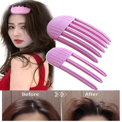 2Pcs Volumizing Hair Clips for Fluffy Bangs No Crease Hair Root Lifting Clips for Natural Puffy Lazy and Seamless Hairstyle
