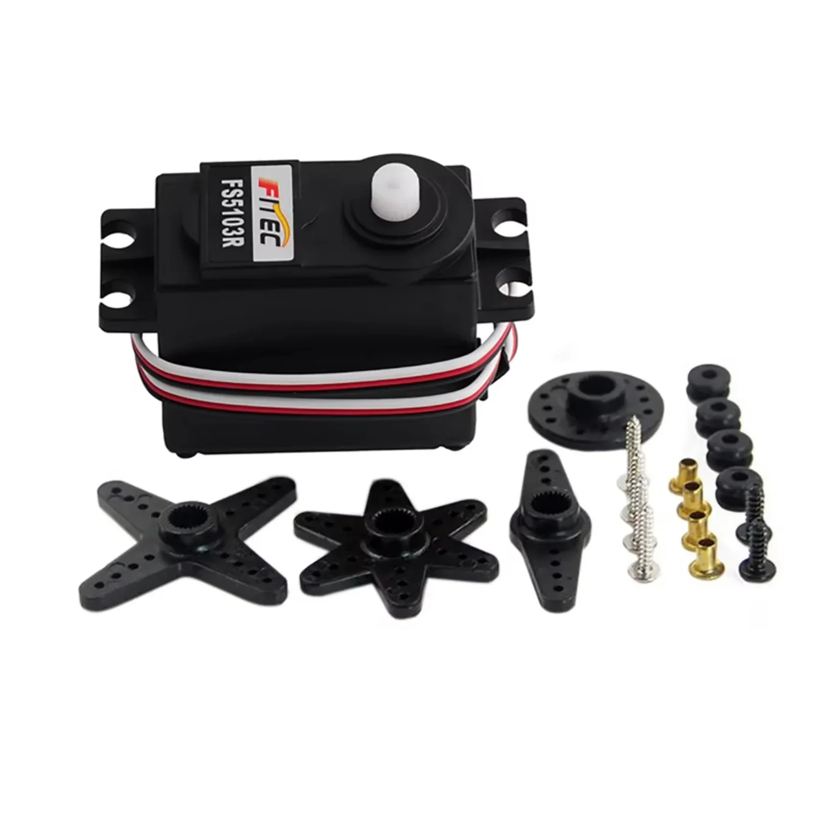 4個 フィーテック FS5103R 3kg.cm 360 °   ロボット/スマートカー用連続回転RCサーボモーター