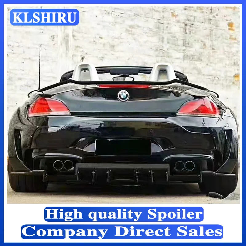 For BMW Z4 E86 E89 Coupe Convertible 2005-2014 High Quality Carbon Fiber Car-styling Rear Trunk Luggage Compartment Spoiler 