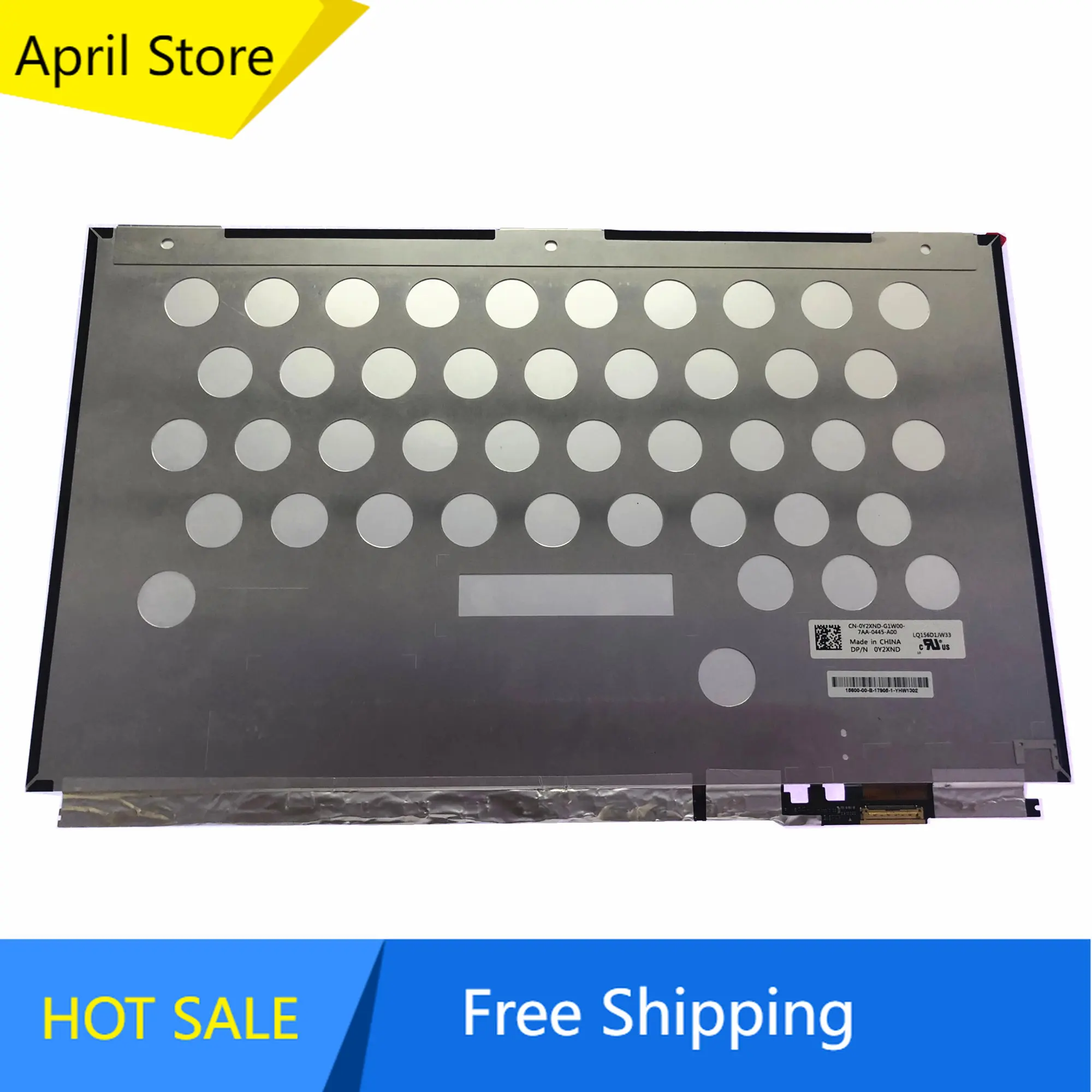 

LQ156D1JW33 15.6'' UHD Laptop Lcd Screen Panel 3840*2160 EDP 40 Pins 96% NTSC NP/N: 0Y2XND
