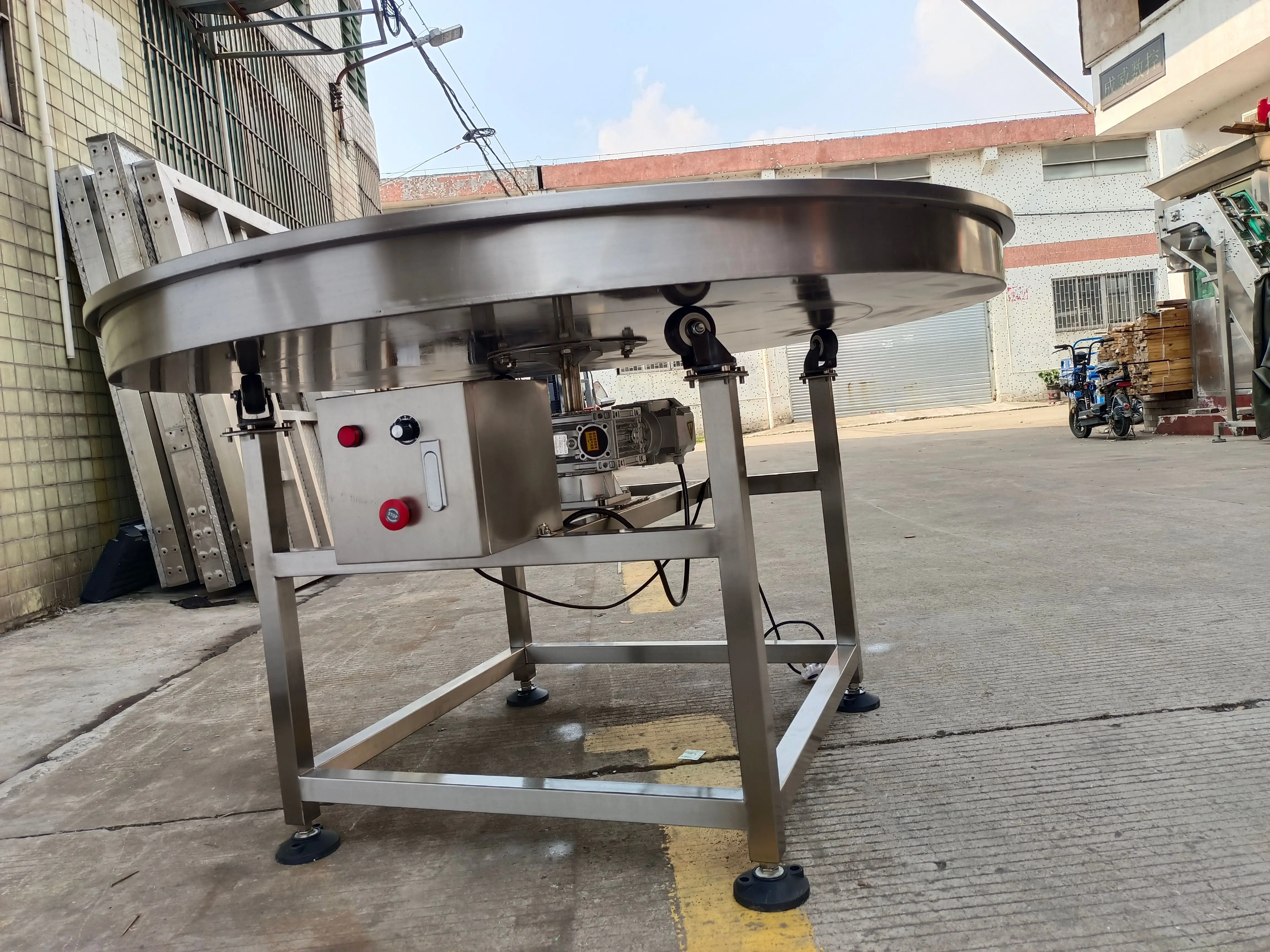 Variable Speed 304 Stainless Steel Factory Low Cost Rotary Accumulator Collection for the Packaging Industry