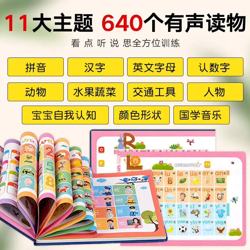 Early Education Audiobooks, Cognitive, Pinyin, Literacy & Language Enlightenment for Children, Development of Brain Potential