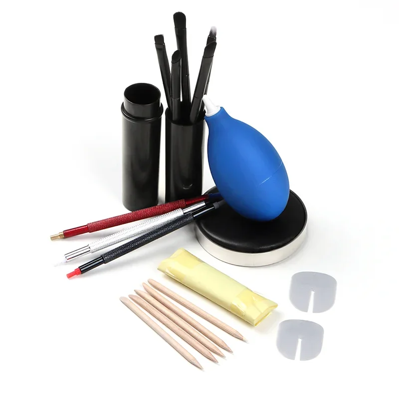 Watch Repair Kits Wristwatch Parts Cleaner Brush Watch Dust Air Blower Pump Cushion Pad Cleaning Suit Watch Repair Tool Care Kit