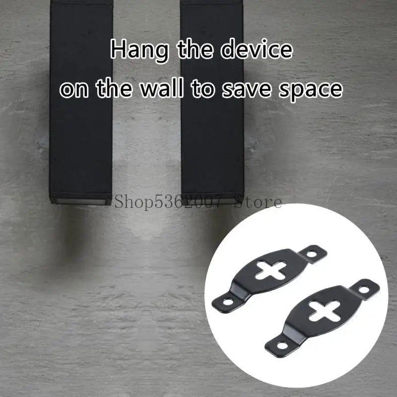 2pcs Dishaer Монтажные кронштейны для безопасной настенной установки.