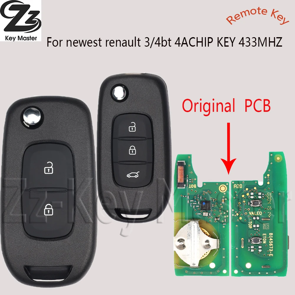 

Zz Original PCB 433MHz 4A Chip N5F-PFK1A For Renault Logan Duster Sandero Oroch Car Remote Key 3248A-RFK1A Or PCB