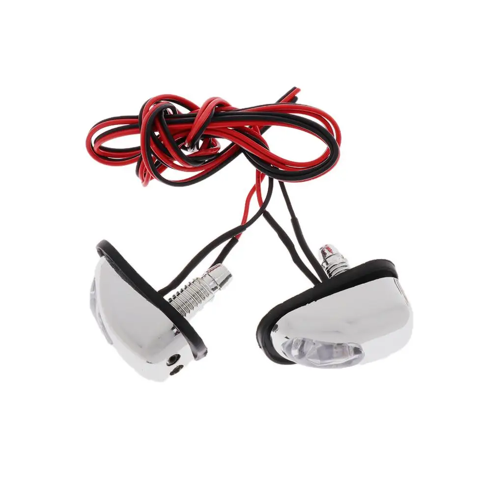 Universal Windscreen Nozzle LED 12V Jet Spray Washer Injector Car Glass Washing Accessory for Windshield Wiper Upgrade