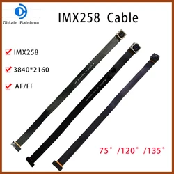 12MP  4K CMOS IMX258  Cable Camera Module  3840*2160  30Fps  AF/FF Wide Angle MJPEG, YUY2