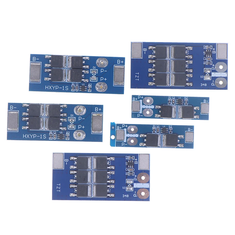 Lithiumbatterij bescherming boord BMS 1S 12A 16A 24A 3.7V LiFePO4 18650 4.2V Laadspanning/Kortsluiting/Overbelasting Preventie