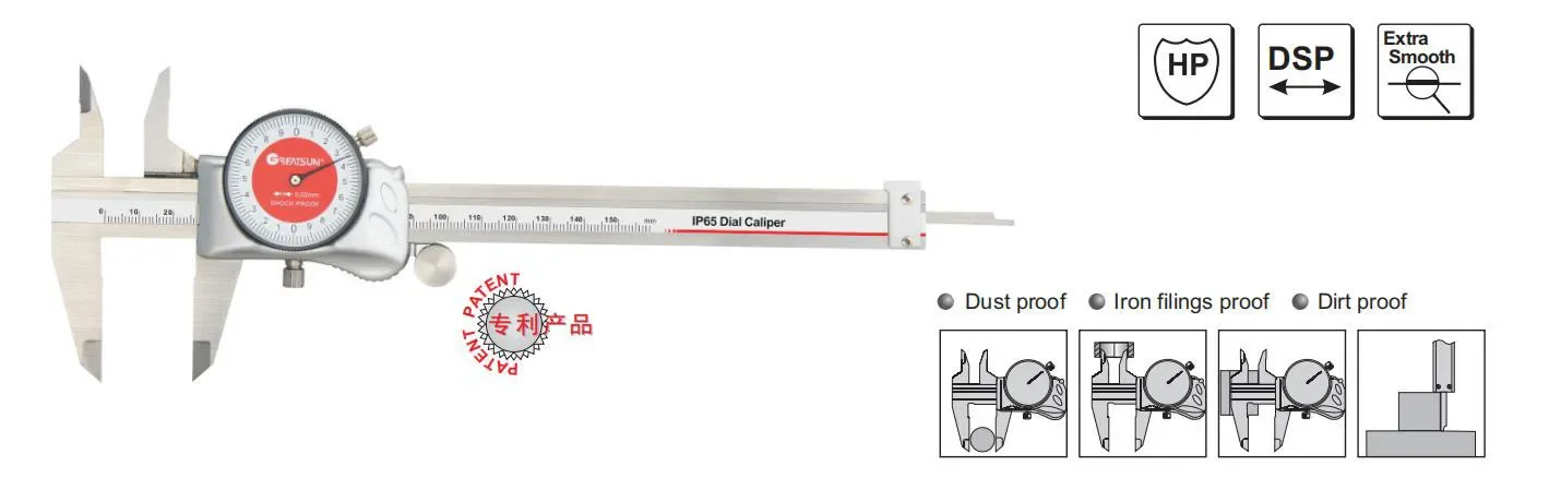 Hot Sale Outside Jewelry Metal Veterinary Spring Encoder IP65 Dial Vernier Caliper Digital Electronic