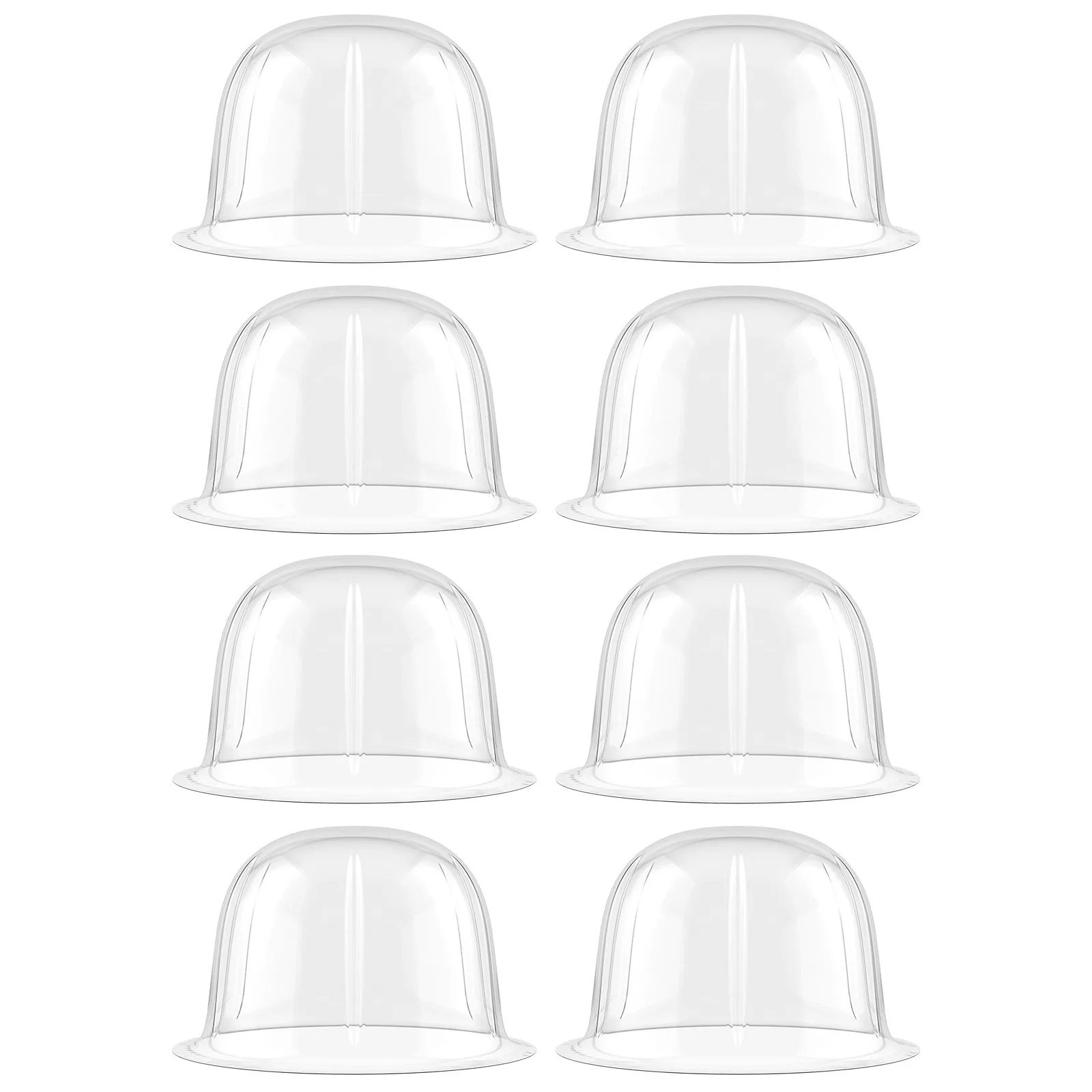 8Pcs Dome Hat Support Holders Made of Premium PVC Plastic for Hat Display Stand At Home Shop Or Travel Storage