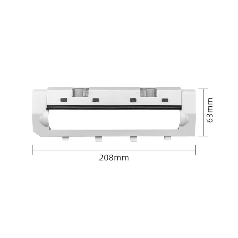 1 шт. крышка основной щетки с 1 комплектом основной щетки для деталей пылесоса Roborock Qrevo Curv/P20 Pro